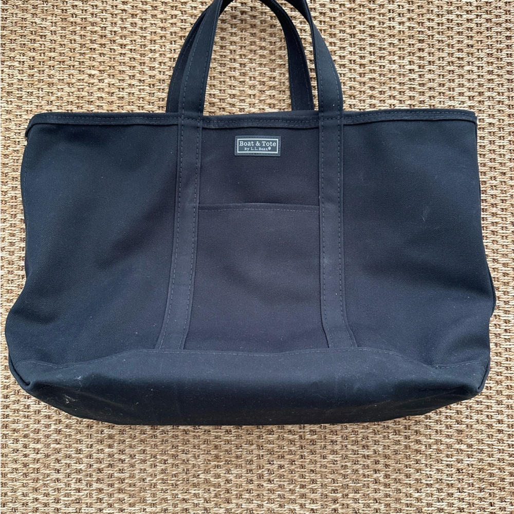 L.L. Bean Black Canvas Duffel Bag